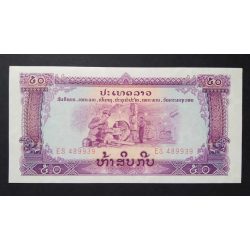 Laosz 50 Kip 1968 UNC P-22b csillag vízjel