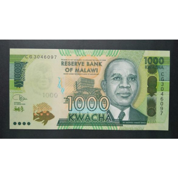 Malawi 1000 Kwacha 2020 Unc 