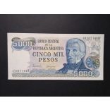 Argentina 5000 Pesos 1981 Unc 