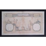 France 1000 Francs 1940 F+