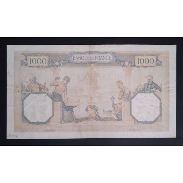 France 1000 Francs 1940 F+