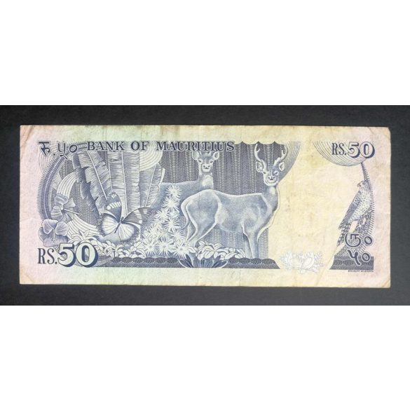 Mauritius 50 Rupees 1986 F