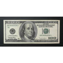 USA 100 Dollars 1996 CSILLAGOS - REPLACEMENT VF