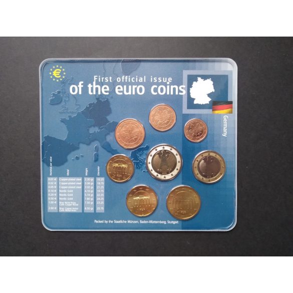 EU Euro szett Unc Németország