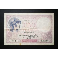 France 5 Francs 1940 F