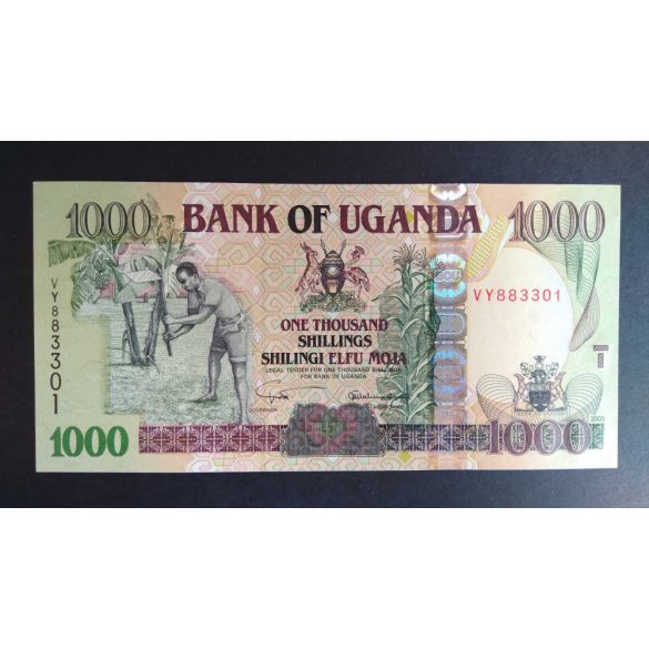 Uganda 1000 Shillings 2005 UNC