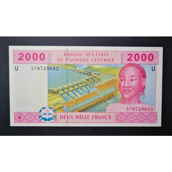 Central African States Cameroon 2000 Francs 2002 UNC