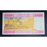 Central African States Cameroon 2000 Francs 2002 UNC