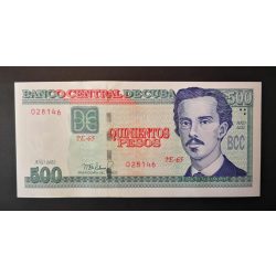Cuba 500 Pesos 2022 Unc 