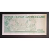 Cuba 500 Pesos 2022 Unc 