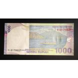 Indonesia 1000 Rupiah 2013 UNC
