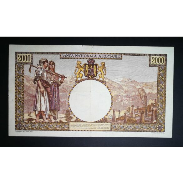 Románia 2000 Lei 1943 VF-
