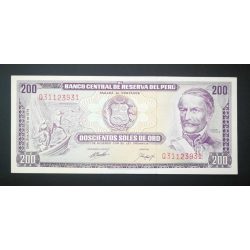 Peru 200 Soles de oro 1974 UNC-