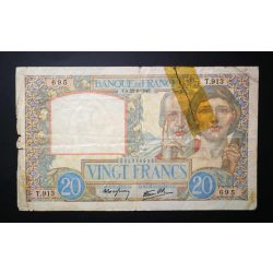 France 20 Francs 1940 VG