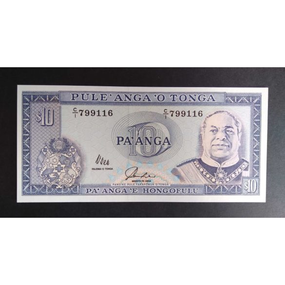 Tonga 10 Pa'anga 1992 UNC