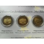 Németország 2 Euró 2007 UNC Mecklenburg-Vorpommern forgalmi emlékkiadások karton dísztokban