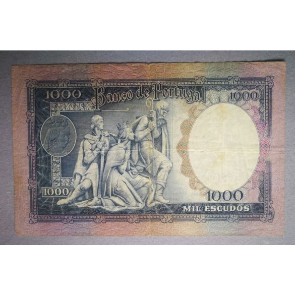 Portugália 1000 Escudos 1961 F+