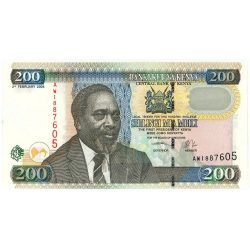 Kenya 200 Shillings 2004 UNC