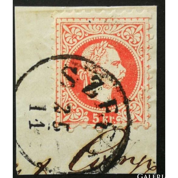 Austria used in Hungary 1867 5 kr. 