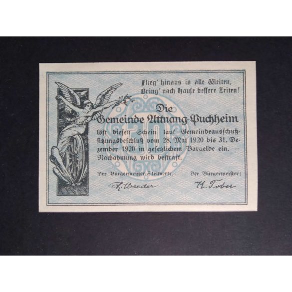 Austria 30 Heller 1920 Unc Attnang-Buchheim 