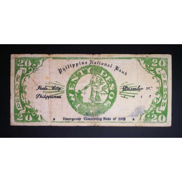 Philippines 20 Pesos 1942 F