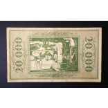 Németország 20000 Mark 1923 Essen VF