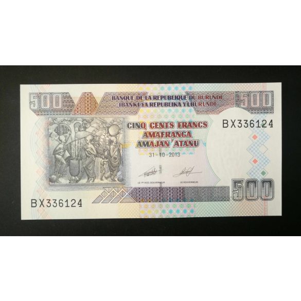 Burundi 500 Francs 2013 Unc