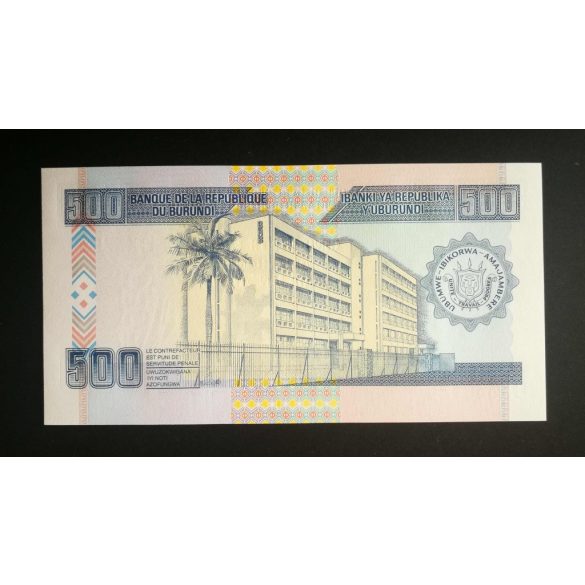Burundi 500 Francs 2013 Unc