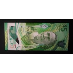 Barbados 5 Dollar 2022 UNC 