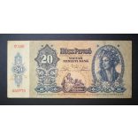 Hungary 20 Pengő 1941 F