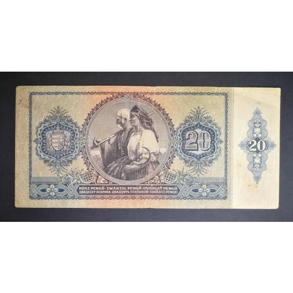 Hungary 20 Pengő 1941 F