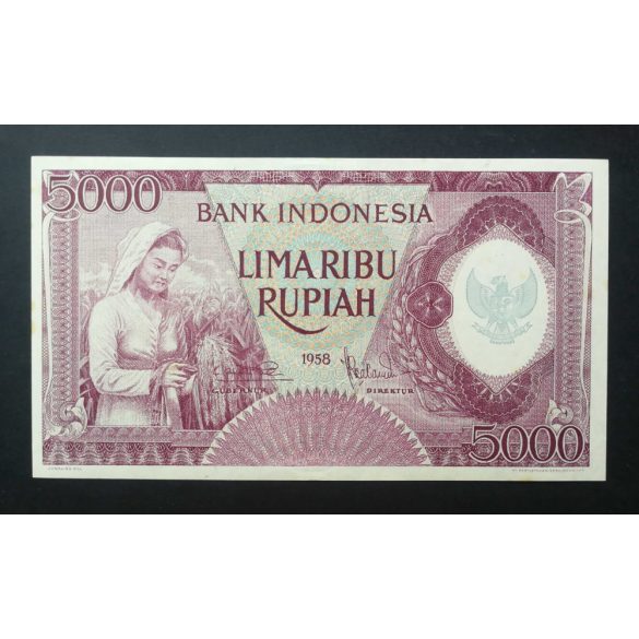 Indonesia 5000 Rupiah 1958 UNC-