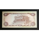 Jamaica 5 Dollars 1991 UNC
