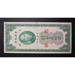 China 20 Customs Gold Units 1930 VF+