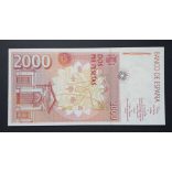 Spain 2000 Pesetas 1992 Unc