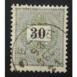   Hungary 1898 Letter, black cipher 30 kr. perf. 12 : 11 3/4 SELCE used
