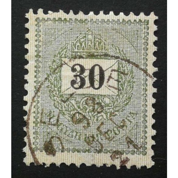 Hungary 1898 Letter, black cipher 30 kr. perf. 12 : 11 3/4 SELCE used