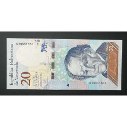 Venezuela 20 Bolivares 2018 Unc