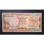 Ruanda 500 Francs 1981 F
