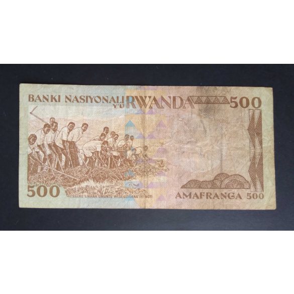 Ruanda 500 Francs 1981 F