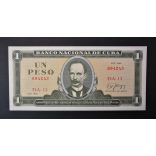 Cuba 1 Peso 1986 UNC 