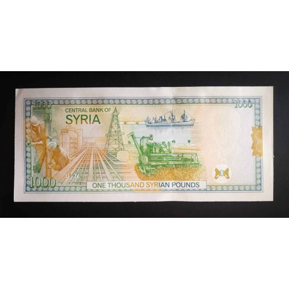 Syria 1000 Pounds 1997 Unc