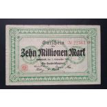 Németország 10 Millió Mark Osnabrück 1923 F 