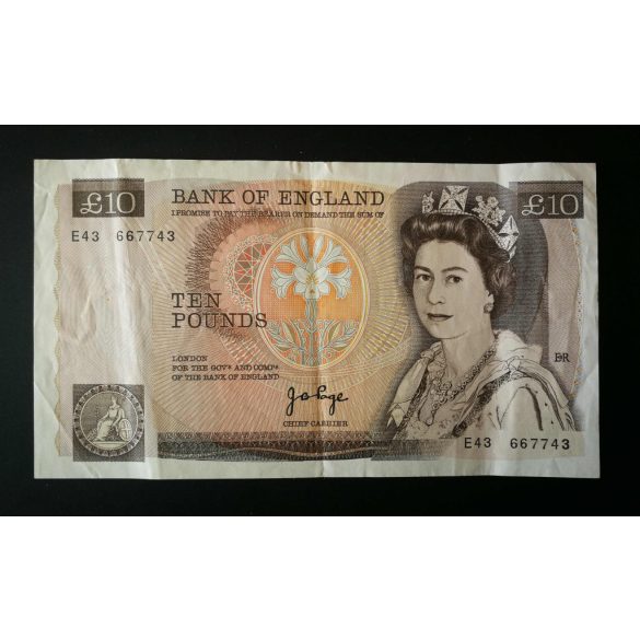 Anglia 10 Pounds 1975 F+