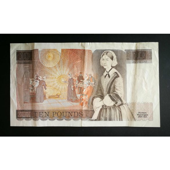 Anglia 10 Pounds 1975 F+