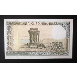 Lebanon 250 Livres 1988 Unc