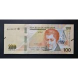 Honduras 100 Lempiras 2022 UNC