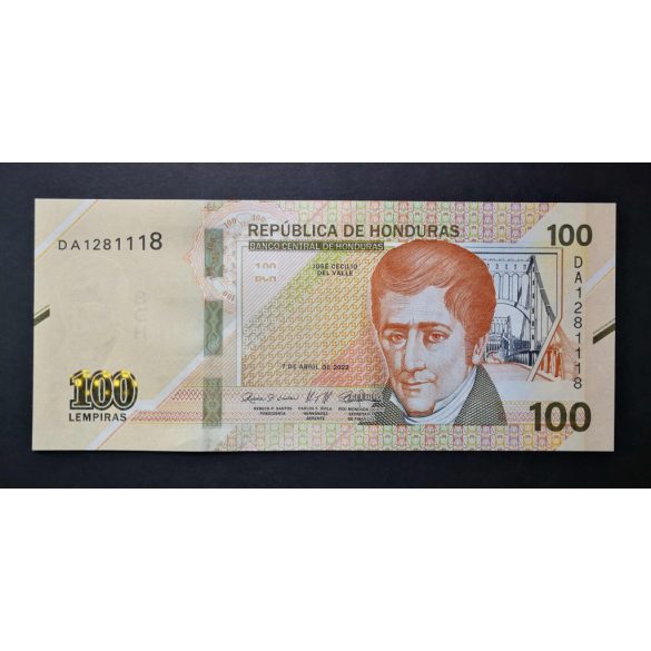 Honduras 100 Lempiras 2022 UNC