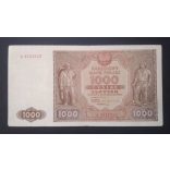 Poland 1000 Zlotych 1946 XF-