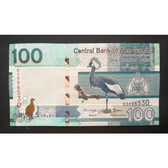 Gambia 100 Dalasis 2023 UNC